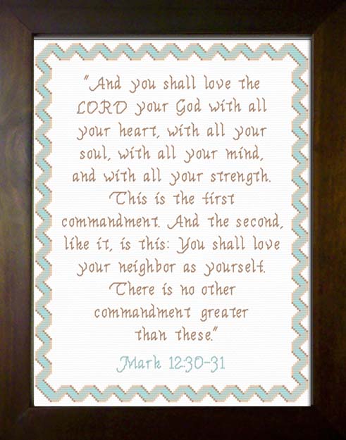 Love The LORD - Mark 12:30-31